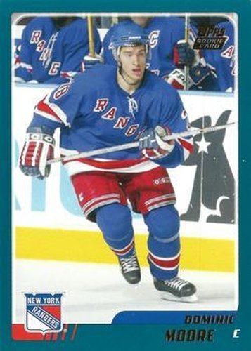 #TT128 Dominic Moore - New York Rangers - 2003-04 Topps Traded & Rookies Hockey