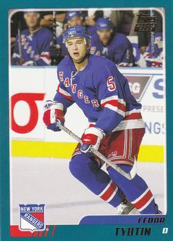 #TT129 Fedor Tyutin - New York Rangers - 2003-04 Topps Traded & Rookies Hockey