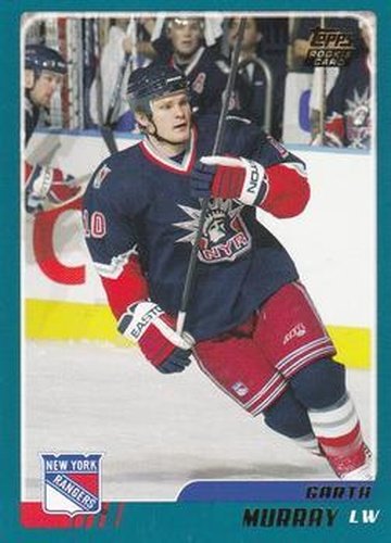 #TT130 Garth Murray - New York Rangers - 2003-04 Topps Traded & Rookies Hockey