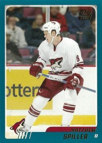 #TT134 Matthew Spiller - Phoenix Coyotes - 2003-04 Topps Traded & Rookies Hockey