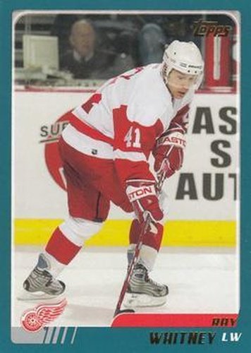 #TT13 Ray Whitney - Detroit Red Wings - 2003-04 Topps Traded & Rookies Hockey