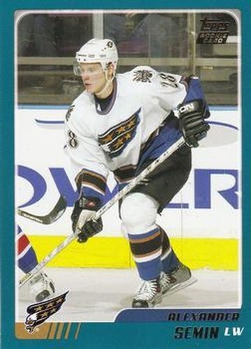 #TT144 Alexander Semin - Washington Capitals - 2003-04 Topps Traded & Rookies Hockey