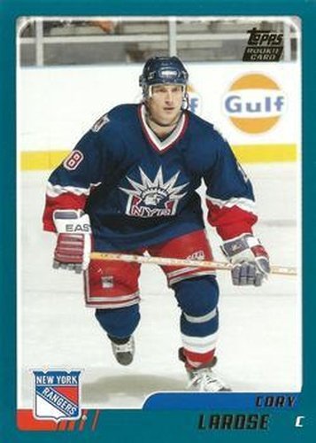 #TT146 Cory Larose - New York Rangers - 2003-04 Topps Traded & Rookies Hockey