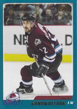 #TT23 Steve Konowalchuk - Colorado Avalanche - 2003-04 Topps Traded & Rookies Hockey