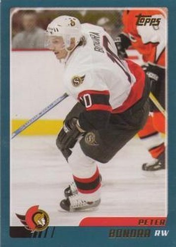 #TT26 Peter Bondra - Ottawa Senators - 2003-04 Topps Traded & Rookies Hockey