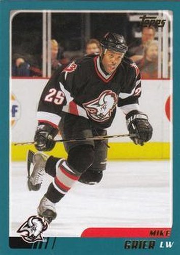 #TT27 Mike Grier - Buffalo Sabres - 2003-04 Topps Traded & Rookies Hockey