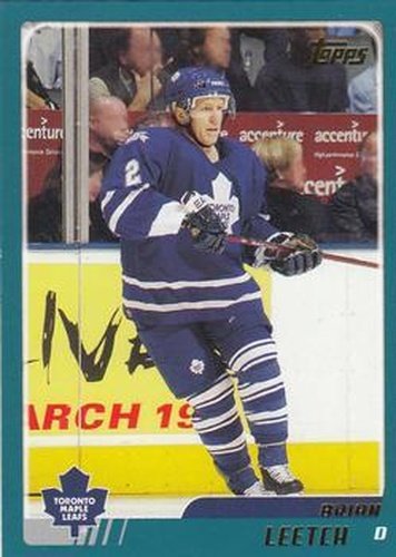 #TT30 Brian Leetch - Toronto Maple Leafs - 2003-04 Topps Traded & Rookies Hockey