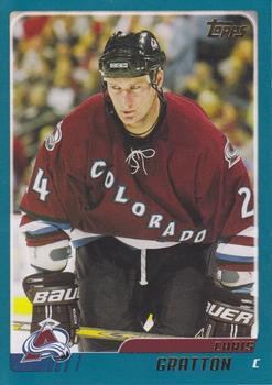 #TT39 Chris Gratton - Colorado Avalanche - 2003-04 Topps Traded & Rookies Hockey