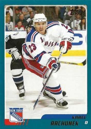 #TT3 Karel Rachunek - New York Rangers - 2003-04 Topps Traded & Rookies Hockey