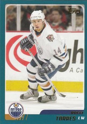 #TT41 Raffi Torres - Edmonton Oilers - 2003-04 Topps Traded & Rookies Hockey