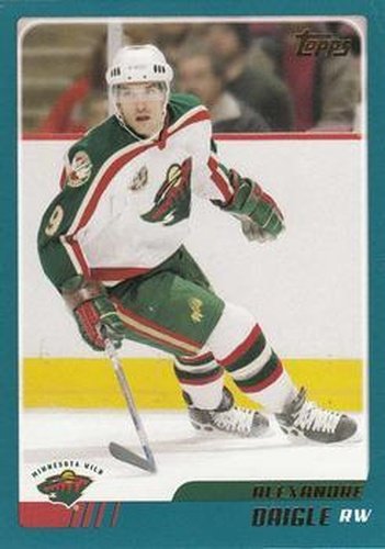 #TT44 Alexandre Daigle - Minnesota Wild - 2003-04 Topps Traded & Rookies Hockey