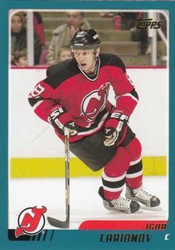 #TT48 Igor Larionov - New Jersey Devils - 2003-04 Topps Traded & Rookies Hockey