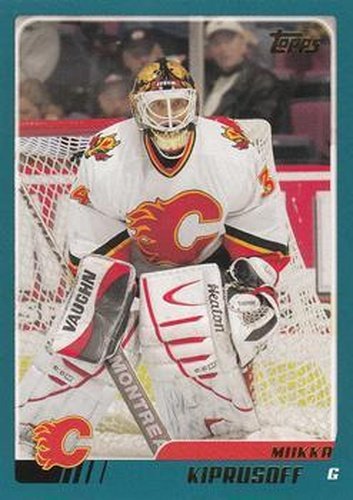 #TT4 Miikka Kiprusoff - Calgary Flames - 2003-04 Topps Traded & Rookies Hockey