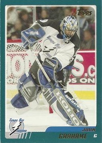 #TT59 John Grahame - Tampa Bay Lightning - 2003-04 Topps Traded & Rookies Hockey
