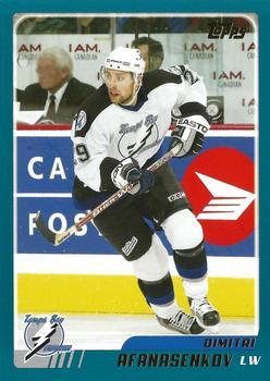 #TT60 Dmitry Afanasenkov - Tampa Bay Lightning - 2003-04 Topps Traded & Rookies Hockey