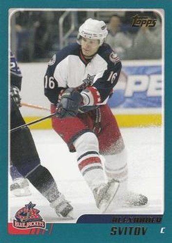 #TT68 Alexander Svitov - Columbus Blue Jackets - 2003-04 Topps Traded & Rookies Hockey