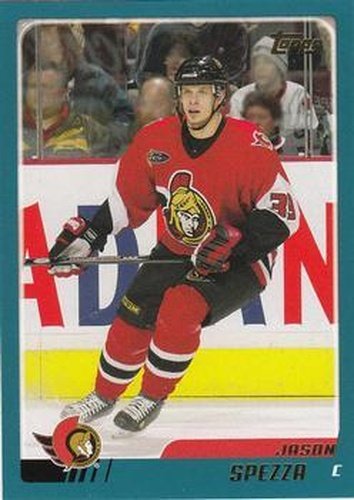 #TT72 Jason Spezza - Ottawa Senators - 2003-04 Topps Traded & Rookies Hockey