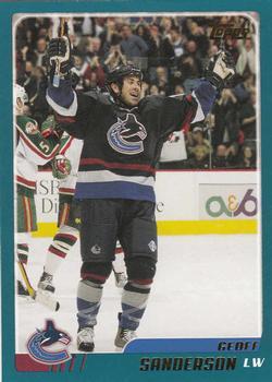 #TT79 Geoff Sanderson - Vancouver Canucks - 2003-04 Topps Traded & Rookies Hockey