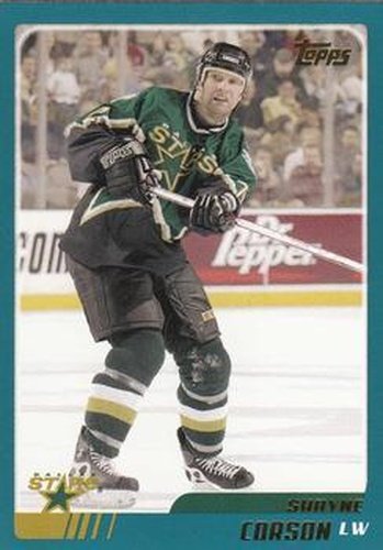 #TT8 Shayne Corson - Dallas Stars - 2003-04 Topps Traded & Rookies Hockey