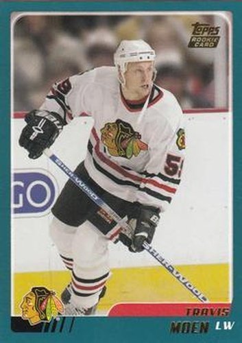 #TT95 Travis Moen - Chicago Blackhawks - 2003-04 Topps Traded & Rookies Hockey