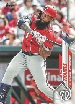 #U-107 Eric Thames - Washington Nationals - 2020 Topps Update Baseball