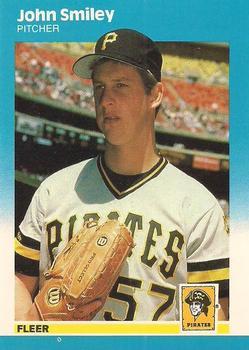#U-110 John Smiley - Pittsburgh Pirates - 1987 Fleer Update - Glossy Baseball
