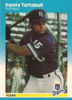 #U-117 Danny Tartabull - Kansas City Royals - 1987 Fleer Update - Glossy Baseball
