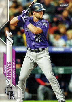 #U-11 Chris Owings - Colorado Rockies - 2020 Topps Update Baseball