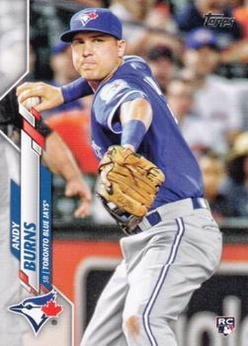 #U-177 Andy Burns - Toronto Blue Jays - 2020 Topps Update Baseball