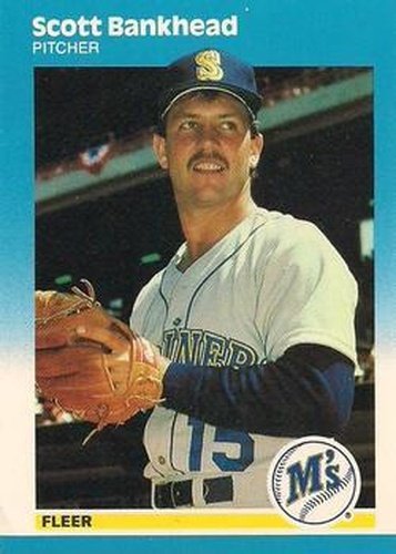 #U-1 Scott Bankhead - Seattle Mariners - 1987 Fleer Update - Glossy Baseball