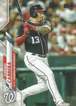 #U-202 Asdrubal Cabrera - Washington Nationals - 2020 Topps Update Baseball
