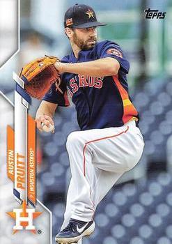 #U-203 Austin Pruitt - Houston Astros - 2020 Topps Update Baseball