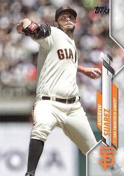 #U-217 Andrew Suarez - San Francisco Giants - 2020 Topps Update Baseball