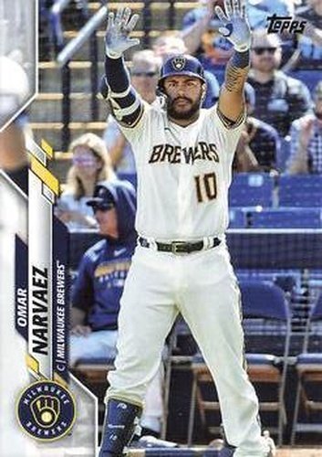 #U-250 Omar Narvaez - Milwaukee Brewers - 2020 Topps Update Baseball