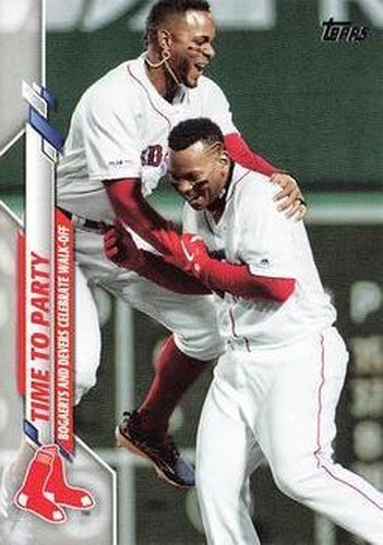 #U-273 Time to Party Rafael Devers / Xander Bogaerts - Boston Red Sox - 2020 Topps Update Baseball