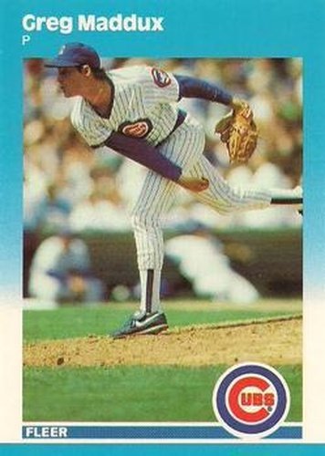 #U-68 Greg Maddux - Chicago Cubs - 1987 Fleer Update - Glossy Baseball