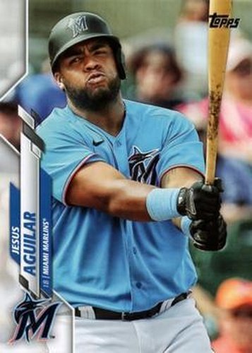 #U-71 Jesus Aguilar - Miami Marlins - 2020 Topps Update Baseball