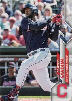 #U-95 Domingo Santana - Cleveland Indians - 2020 Topps Update Baseball