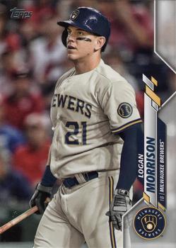 #U-96 Logan Morrison - Milwaukee Brewers - 2020 Topps Update Baseball