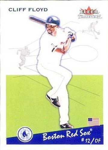 #U100 Cliff Floyd - Boston Red Sox - 2002 Fleer Tradition Update Baseball