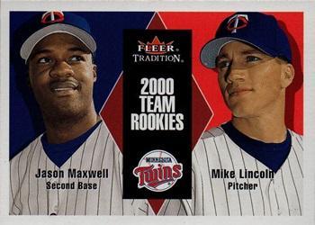 #U103 Jason Maxwell / Mike Lincoln - Minnesota Twins - 2000 Fleer Tradition Update Baseball