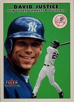 #U107 David Justice - New York Yankees - 2000 Fleer Tradition Update Baseball