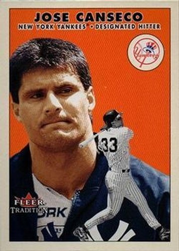 #U109 Jose Canseco - New York Yankees - 2000 Fleer Tradition Update Baseball