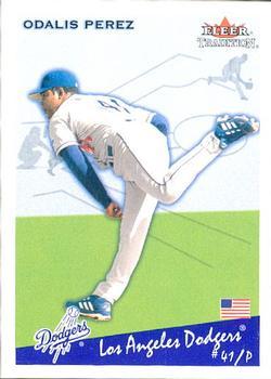 #U109 Odalis Perez - Los Angeles Dodgers - 2002 Fleer Tradition Update Baseball