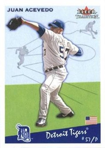 #U113 Juan Acevedo - Detroit Tigers - 2002 Fleer Tradition Update Baseball