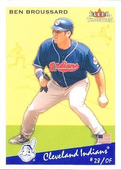 #U114 Ben Broussard - Cleveland Indians - 2002 Fleer Tradition Update Baseball