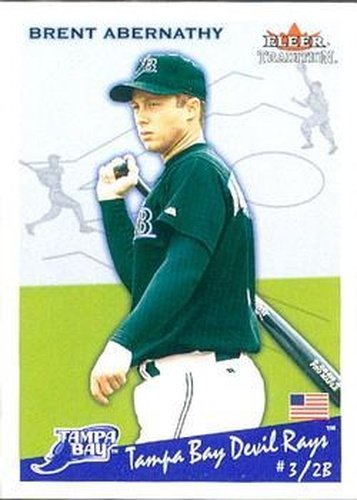 #U121 Brent Abernathy - Tampa Bay Devil Rays - 2002 Fleer Tradition Update Baseball