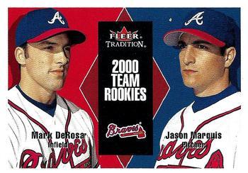 #U124 Mark DeRosa / Jason Marquis - Atlanta Braves - 2000 Fleer Tradition Update Baseball
