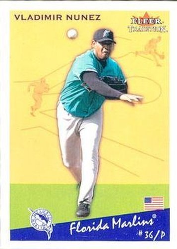 #U125 Vladimir Nunez - Florida Marlins - 2002 Fleer Tradition Update Baseball