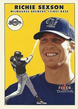 #U127 Richie Sexson - Milwaukee Brewers - 2000 Fleer Tradition Update Baseball